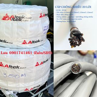 Cáp điều khiển 20 lõi chống nhiễu tín hiệu cực tốt