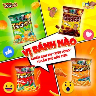 Bánh Snack Toonies Orion đủ vị gói nhỏ và gói lớn