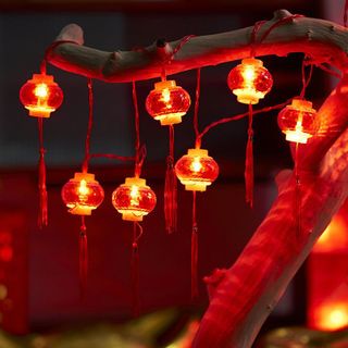 Dây đèn trang trí hình lòng đèn