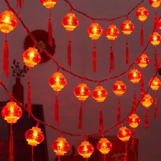 Dây đèn trang trí hình lòng đèn