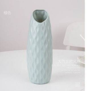 Bình hoa trang trí hoa tiết kim cương