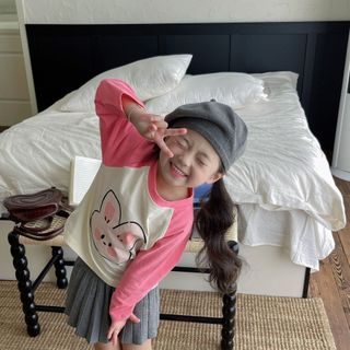 áo thu đông nỉ hàn quốc cho bé