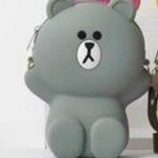 TÚI ĐEO CHÉO GẤU BROWN SILICON SIÊU CUTE WH246 - WINNIE HOUSE