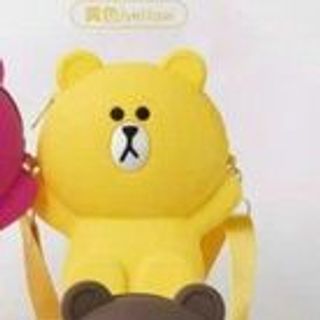 TÚI ĐEO CHÉO GẤU BROWN SILICON SIÊU CUTE WH246 - WINNIE HOUSE