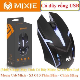 Chuột Máy Tính Có Dây Cổng USB Mixie X3 Có Đèn Led giá sỉ