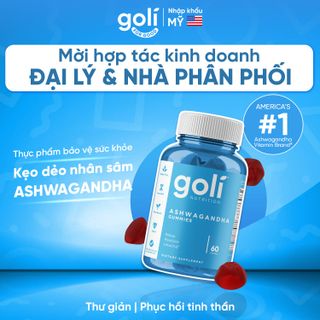 TUYỂN ĐẠI LÍ, SỈ, CTV TPCN KẸO DẺO GOLI CHÍNH HÃNG CỦA MỸ