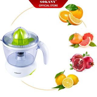Máy ép cam, máy vắt cam chính hãng Sokany, chế độ xoay 2 chiều tự động bằng điện