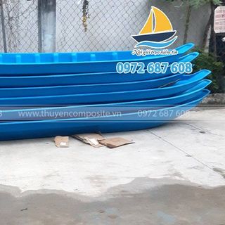 Cung cấp xuồng ba lá, thuyền tam bản, thuyền ba lá, thuyền nhựa composit chèo tay