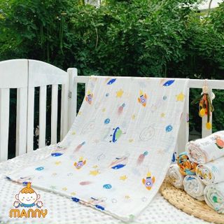 Manny- Hộp 2 Khăn Đa Năng 100% Sợi Tre Cao Cấp