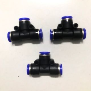 TÊ nối nhanh ống LDPE 6X8mm Tê -50 Tặng 2 - T nối phun sương 8mm Hàng Chuẩn Đài Loan Giá Sỉ Số Lượng TOàn QUốc