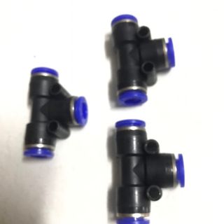 TÊ nối nhanh ống LDPE 6X8mm Tê -50 Tặng 2 - T nối phun sương 8mm Hàng Chuẩn Đài Loan Giá Sỉ Số Lượng TOàn QUốc