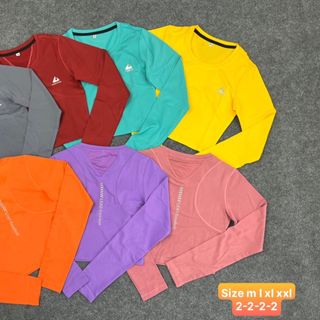 Croptop nữ dài tayy mới nhất 2023 Thể Thao cao cấp Siêu Đẹp Giá Sỉ,