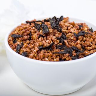 Cốm gạo lứt đỏ rong biển ăn liền 50g - Ăn vặt lành mạnh, an chay, ăn kiêng, giảm cân