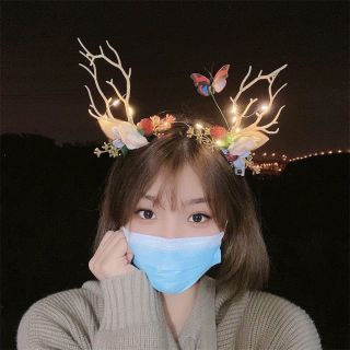 Bờm tuần lộc noel phát sáng