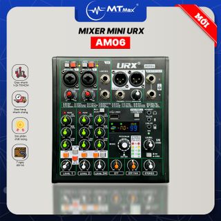 Mixer Mini Chuyên Nghiệp AM06 - 99 Hiệu Ứng DSP, Hỗ Trợ Nguồn 48V Cho Mic Thu Âm, Cao Cấp, Gọn Nhẹ, Giá Tốt Nhất 2024