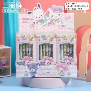 SET 12 BÚT BẤM MỰC XANH ĐẦU TẨY HÀNG ĐẸP