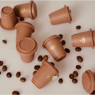 HỘP 12 viên Cà Phê Hòa Tan Sấy Thăng Hoa MIRABI, Full Hộp Nâu - Coffee MONDAY 30% ROBUSTA