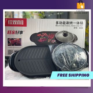 Bếp lẫu - nướng dài 2 in 1 đa năng , tiện lợi, tiết kiệm điện năng/ có sỉ