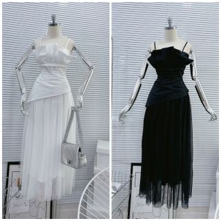 SET ÁO PEPLUM 2S XẾP LI NGỰC TÀ XÉO + CHÂN VÁY LƯỚI 2M