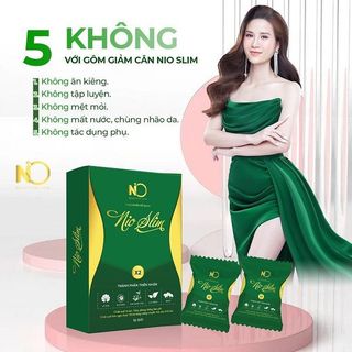 Kẹo Gôm Giảm Cân Nio Slim X2 - Chính Hãng - Bao Giá