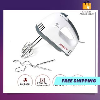 Máy đánh trứng cầm tay 7 tốc độ SCARLETT tiện lợi - Công suất 180w / Có sỉ