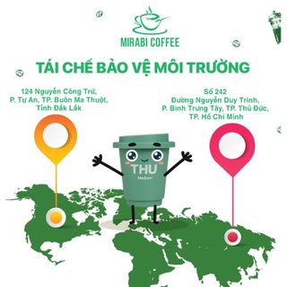 HỘP 12 viên Cà Phê Hòa Tan Sấy Thăng Hoa MIRABI, Full Hộp Đen - Coffee SATURDAY 100% ROBUSTA