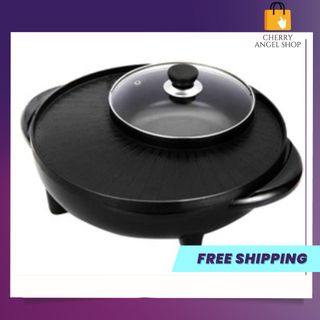 Bếp lẫu - nướng tròn 2 in 1 đa năng , tiện lợi, tiết kiệm điện năng/ có sỉ