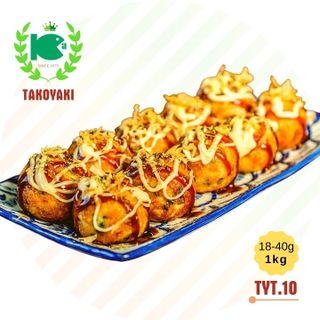 Bánh bạch tuộc | Bánh Takoyaki hương vị Nhật Bản, Nấu chín 100%, gói 1kg