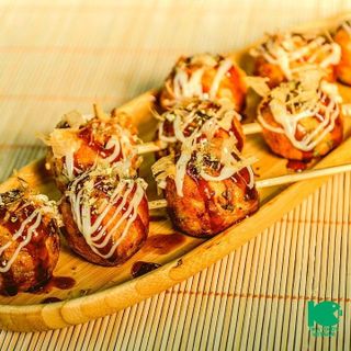 Bánh bạch tuộc | Bánh Takoyaki hương vị Nhật Bản, Nấu chín 100%, gói 1kg