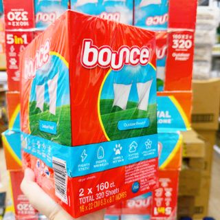 Lốc 2 hộp Giấy thơm quần áo Bounce 5 in 1 Outdoor Fresh nhập USA