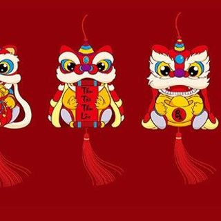Com 6 phụ kiện trang trí tết