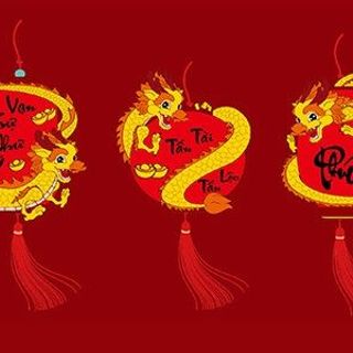 Com 6 phụ kiện trang trí tết