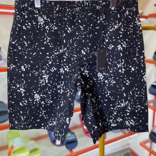 Quần Short Vải Đen Trắng