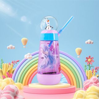 Ly nước quả cầu pha lê xoay 360° cho bé