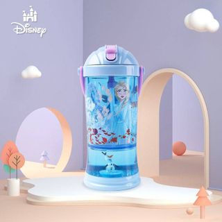 Bình nước kim tuyến xách tay kèm vật nổi xinh xắn cho bé