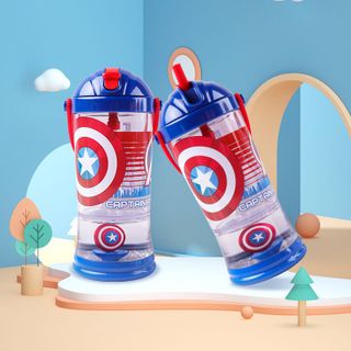 Bình nước kim tuyến xách tay kèm vật nổi xinh xắn cho bé