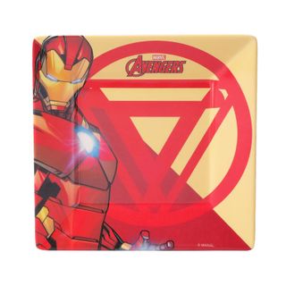 Đĩa Melamine vuông 9 inch Marvel chịu nhiệt cho bé