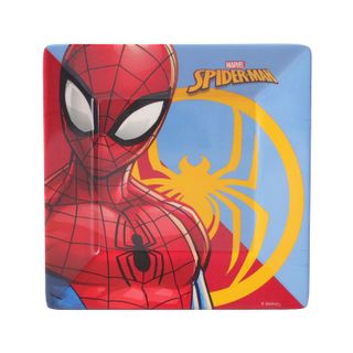 Đĩa Melamine vuông 9 inch Marvel chịu nhiệt cho bé