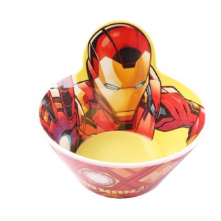 Tô Melamine 3D chịu nhiệt in hình siêu anh hùng Marvel cho bé