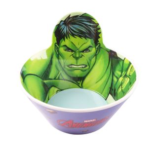 Tô Melamine 3D chịu nhiệt in hình siêu anh hùng Marvel cho bé