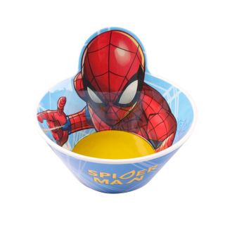 Tô Melamine 3D chịu nhiệt in hình siêu anh hùng Marvel cho bé