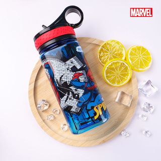 Bình nước vuông kèm ống hút xinh xắn in hình Disney cho bé