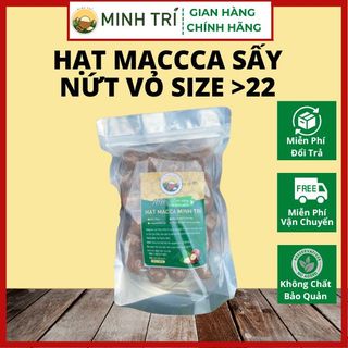 Hạt Macca Nứt Vỏ Size Trung Minh Trí Túi 500G