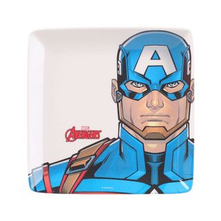 Đĩa Melamine vuông 7 inch chịu nhiệt - Marvel