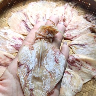 Khô mực sữa đồng tiền đẹp
