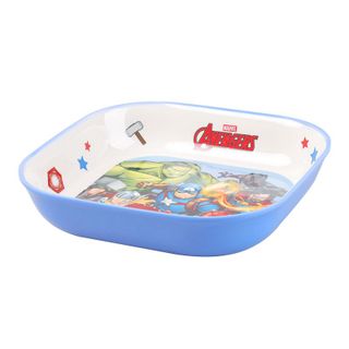 Đĩa Melamine vuông chịu nhiệt in hình Marvel