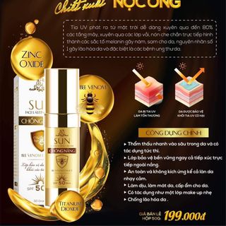 Kem chống nắng nọc ong Collagen X3 chính hãng công ty Đông Anh