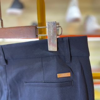 Quần Short Vải Xanh Đen