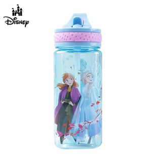Bình nước vuông kèm ống hút xinh xắn in hình Disney cho bé
