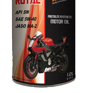 Dầu Nhớt Xe Máy Tổng Hợp KING ROYAL +  API SN, SAE 5W40, JASO MA-2 1lít 2- dành cho xe winner, satria, sonic